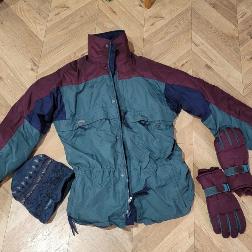 Vintage Columbia Winter Jacket Set